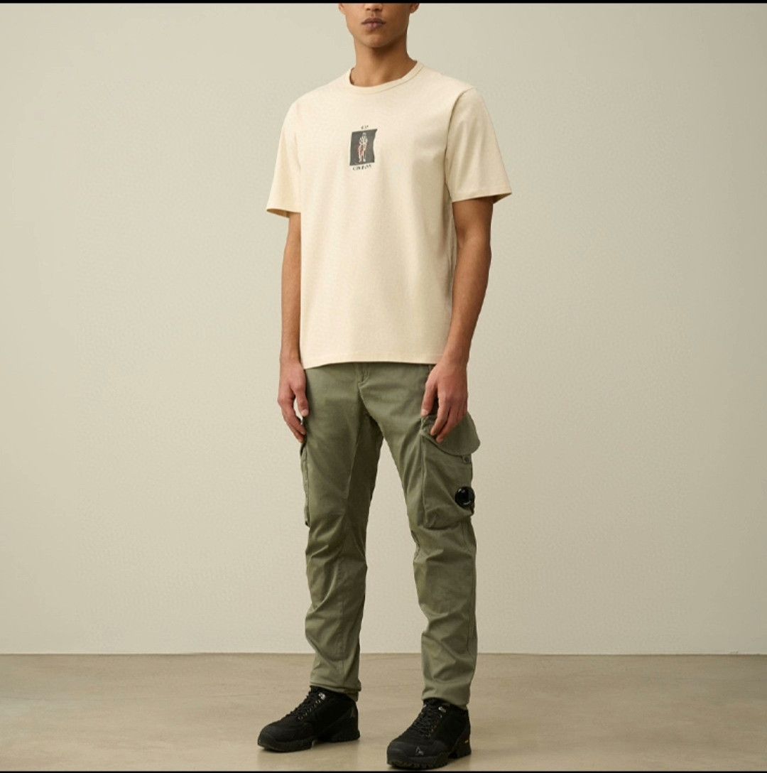 C.P. Company C.P. COMPANY Men's Letter Print T-Shirt Size US M / EU 48-50 / 2 - 8 Thumbnail
