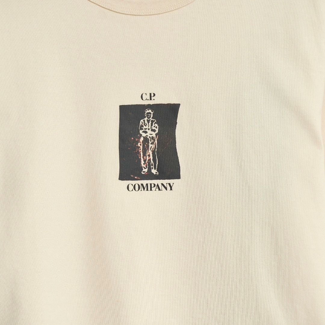 C.P. Company C.P. COMPANY Men's Letter Print T-Shirt Size US M / EU 48-50 / 2 - 3 Thumbnail