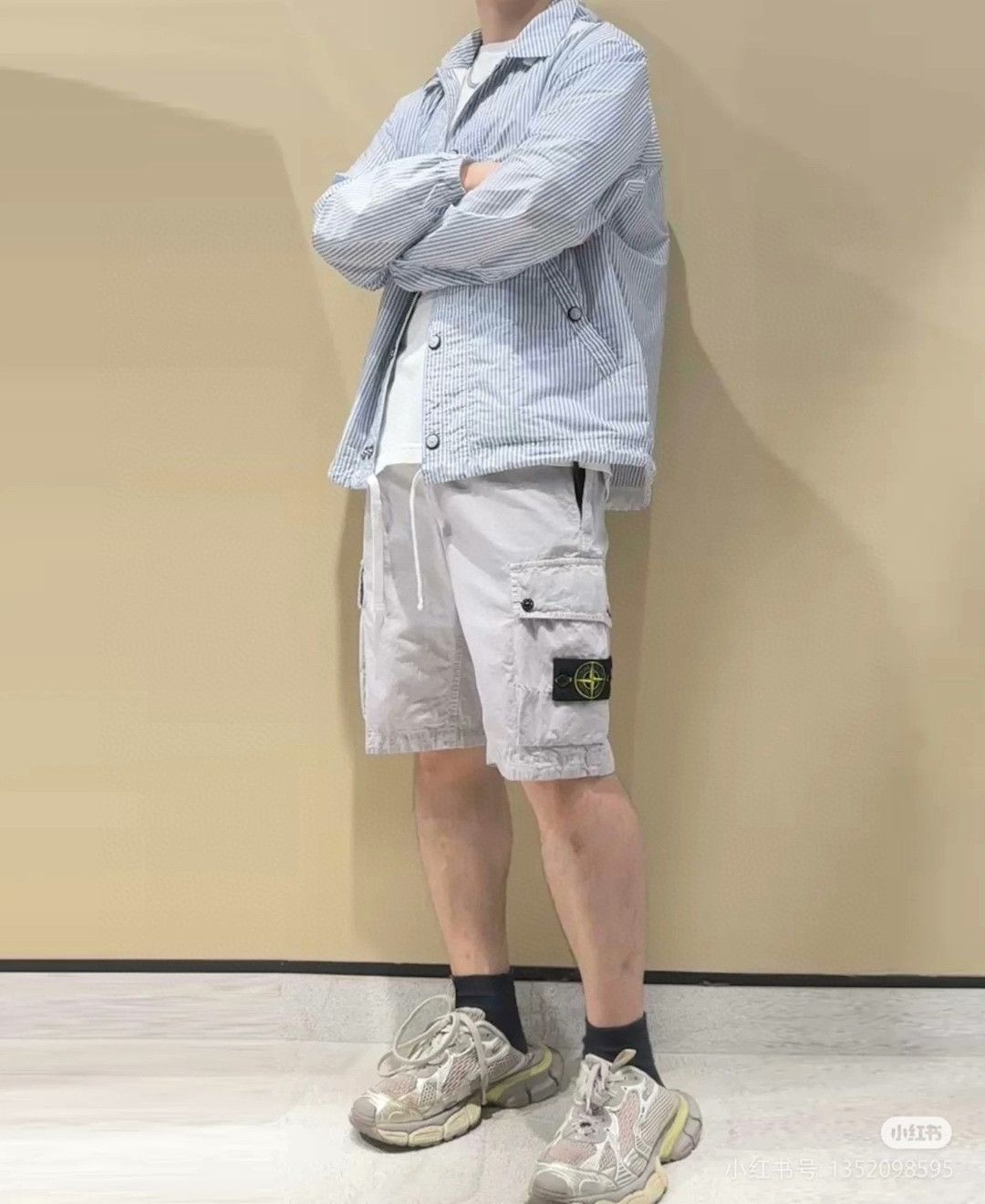 Stone Island Stone Island Men's Cargo Shorts Size US 30 / EU 46 - 8 Thumbnail
