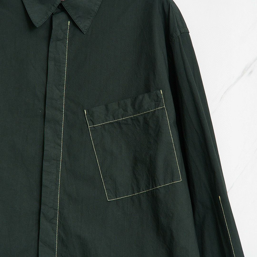 OAMC OAMC Men's Dark Green Collared Shirt Size US M / EU 48-50 / 2 - 3 Thumbnail