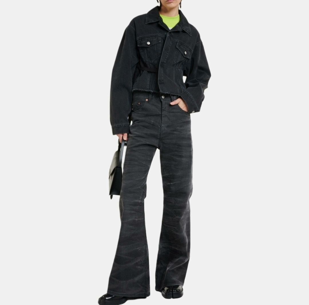 MM6 Maison Margiela MM6 Women's Washed Denim Jacket Size M / US 6-8 / IT 42-44 - 8 Thumbnail