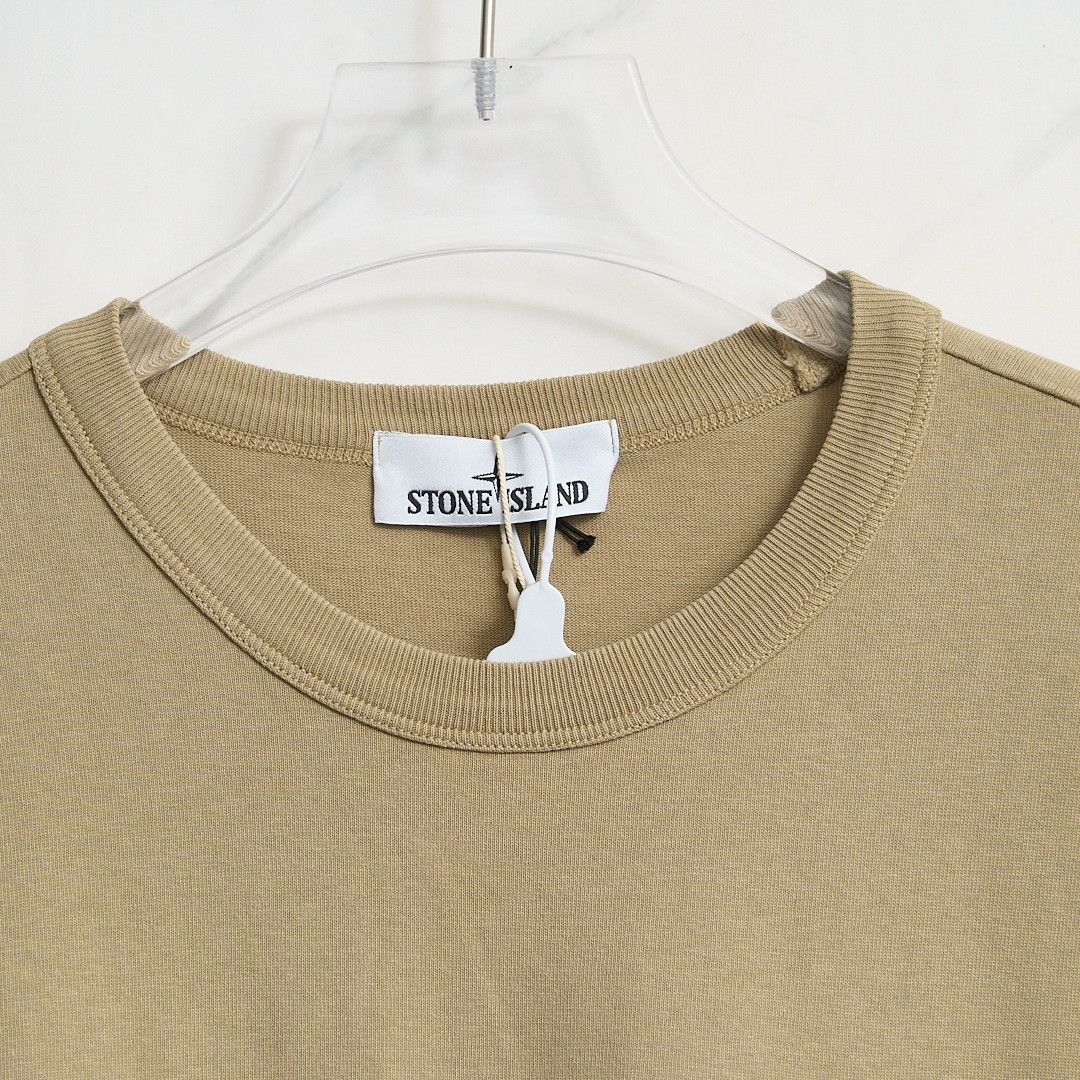 Stone Island Stone Island Men's Logo Print T-Shirt Size US M / EU 48-50 / 2 - 2 Thumbnail