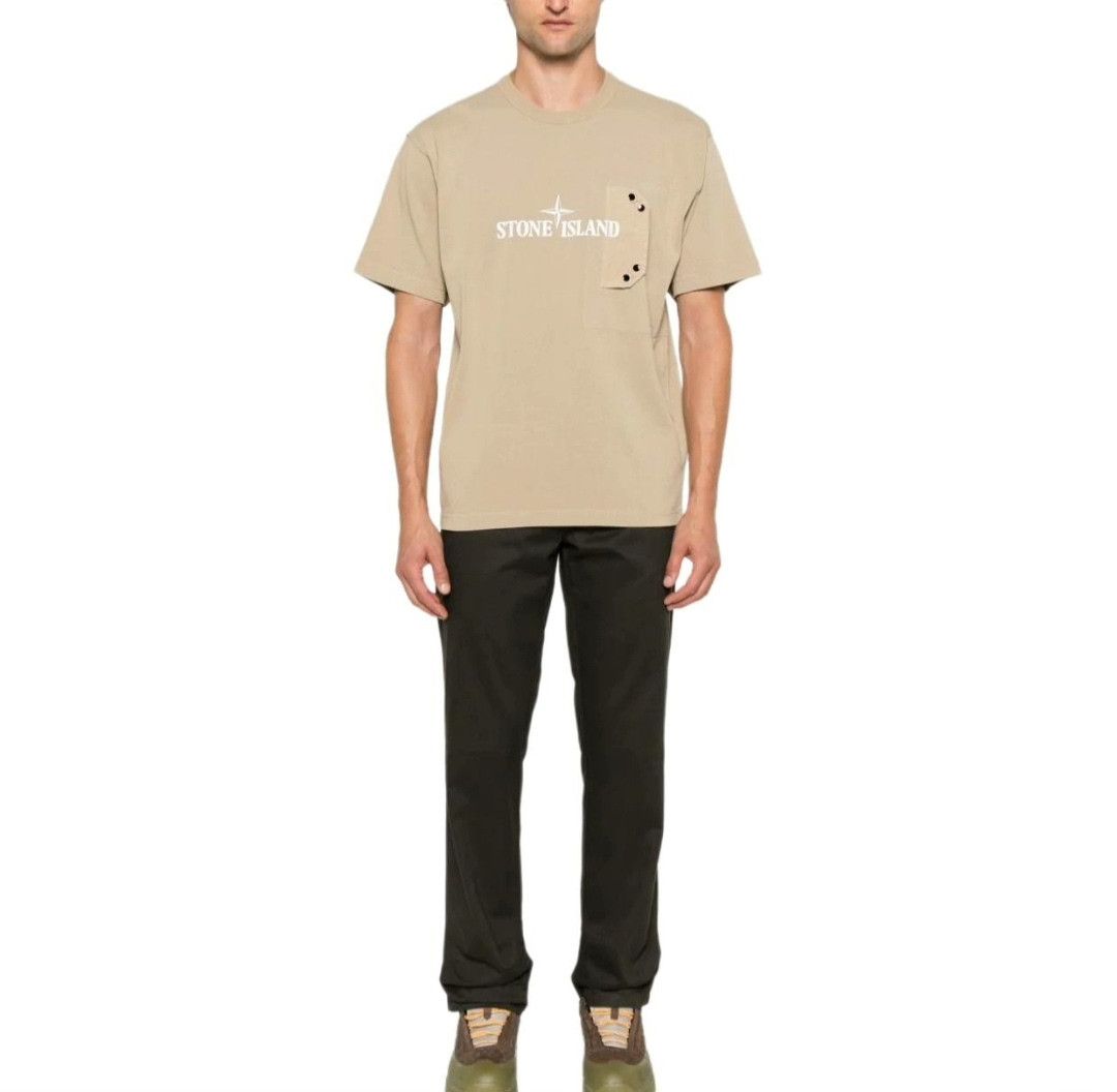 Stone Island Stone Island Men's Logo Print T-Shirt Size US M / EU 48-50 / 2 - 8 Thumbnail