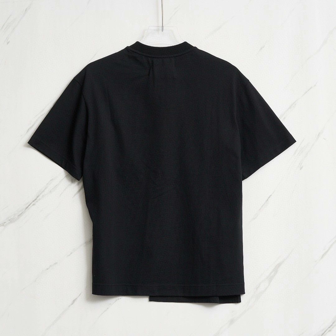 Feng Chen Wang Feng Chen Wang Men's Solid Ribbon T-Shirt Size US XS / EU 42 / 0 - 5 Thumbnail