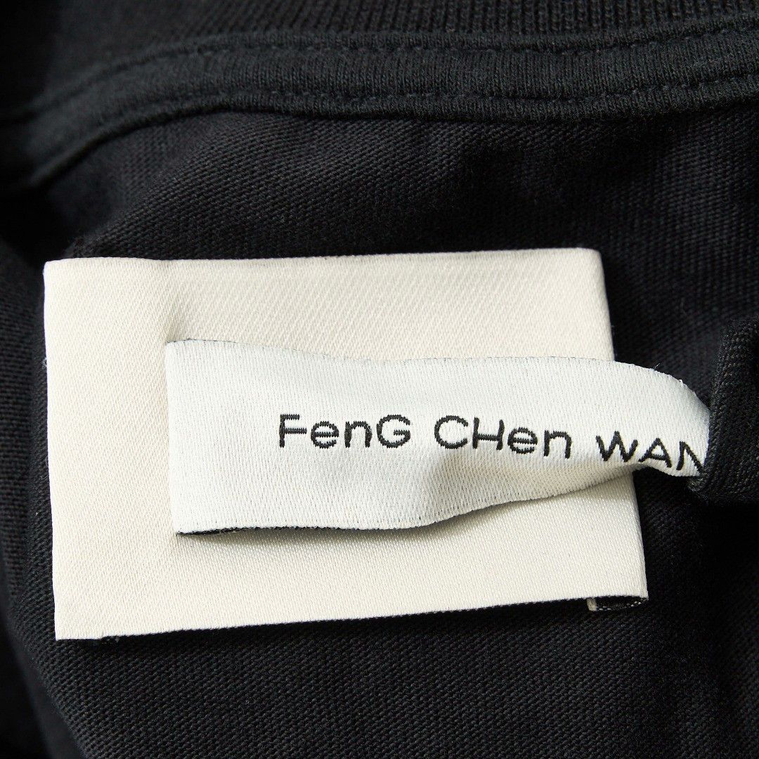 Feng Chen Wang Feng Chen Wang Men's Solid Ribbon T-Shirt Size US XS / EU 42 / 0 - 7 Thumbnail