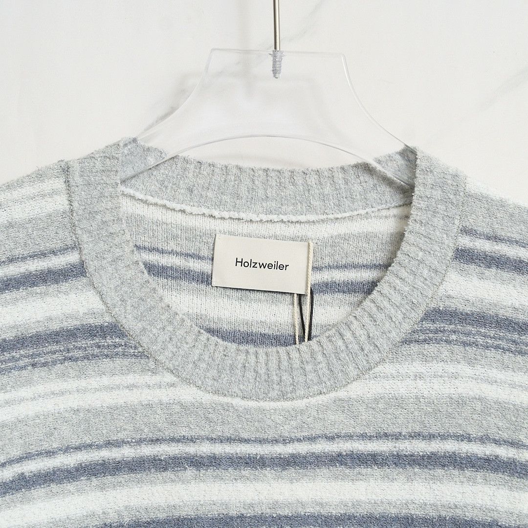 Holzweiler Holzweiler Men's Striped Knit T-shirt Size US S / EU 44-46 / 1 - 2 Thumbnail