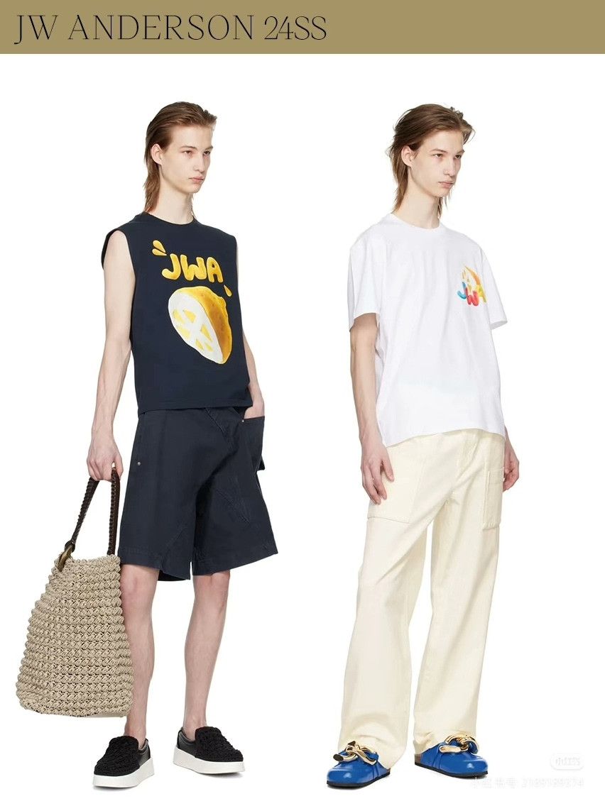 JW Anderson JW Anderson Men's Creative Print T-Shirt Size US M / EU 48-50 / 2 - 8 Thumbnail
