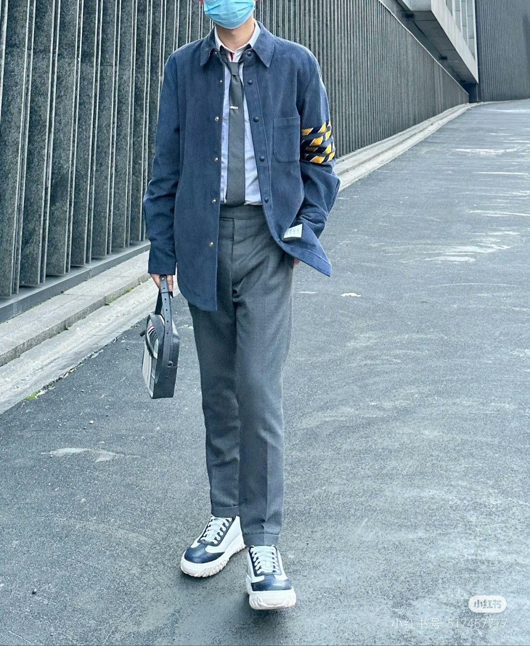Thom Browne Thom Browne Men's Corduroy Shirt Jacket Size US S / EU 44-46 / 1 - 8 Thumbnail