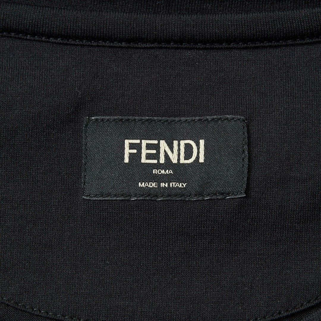Fendi Fendi Unisex Patch Round Neck T-Shirt Size US M / EU 48-50 / 2 - 5 Thumbnail