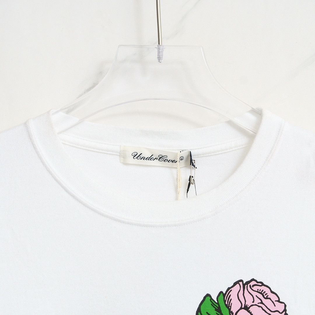 Undercover Undercover Men's Skull Rose Print T-Shirt Size US XL / EU 56 / 4 - 2 Thumbnail