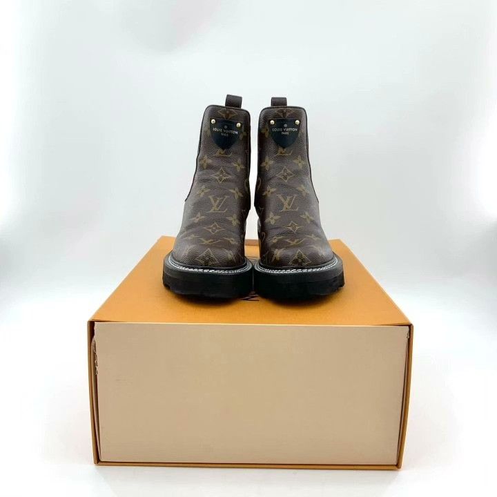 Louis Vuitton Louis Vuitton Beaubourg Leather Short Boots Size US 4 / IT 34 - 9 Thumbnail
