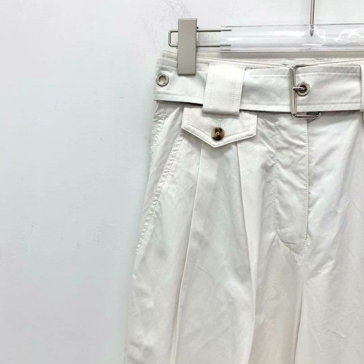 Louis Vuitton Louis Vuitton White Cotton Casual Wide-Leg Pants Size 34" / US 12 / IT 48 - 3 Thumbnail