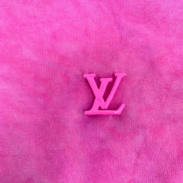Louis Vuitton Louis Vuitton Pink Logo Tie-Dye Cotton T-Shirt Size S / US 4 / IT 40 - 5 Thumbnail