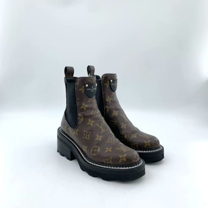Louis Vuitton Louis Vuitton Beaubourg Ankle Boots Size US 4 / IT 34 - 2 Thumbnail