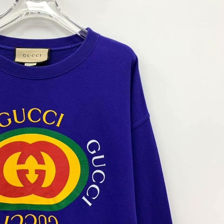 Gucci Gucci Logo Print Cotton Crewneck Sweatshirt Size XS / US 0-2 / IT 36-38 - 3 Thumbnail