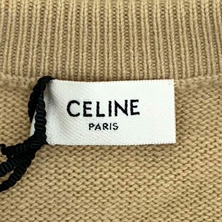 Celine Celine Brown Cashmere Arch Embroidery Sleeveless Vest Size M / US 6-8 / IT 42-44 - 5 Thumbnail
