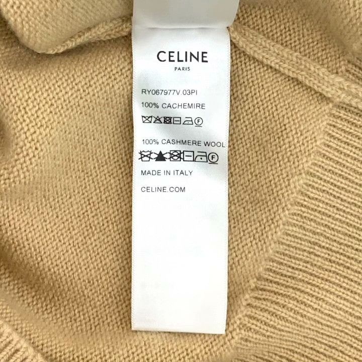 Celine Celine Brown Cashmere Arch Embroidery Sleeveless Vest Size M / US 6-8 / IT 42-44 - 7 Thumbnail