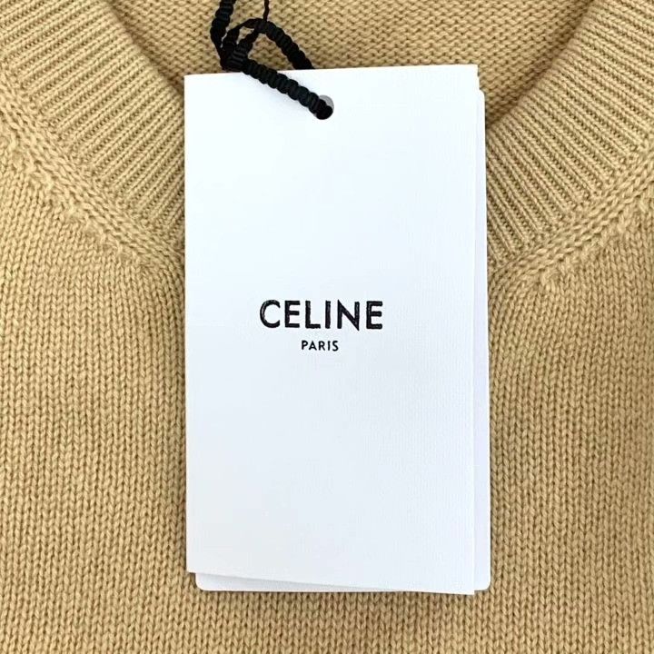 Celine Celine Brown Cashmere Arch Embroidery Sleeveless Vest Size M / US 6-8 / IT 42-44 - 8 Thumbnail