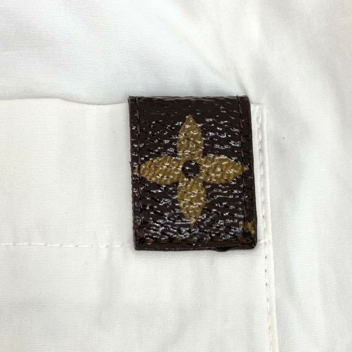 Louis Vuitton Louis Vuitton White Cotton Wide-Leg Pants Size 34" / US 12 / IT 48 - 6 Thumbnail