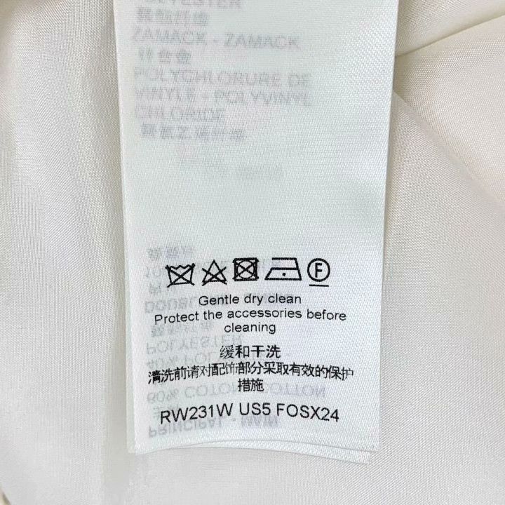 Louis Vuitton Louis Vuitton 23 White Cotton Pleated Midi Skirt Size 40" / US 18 - 6 Thumbnail