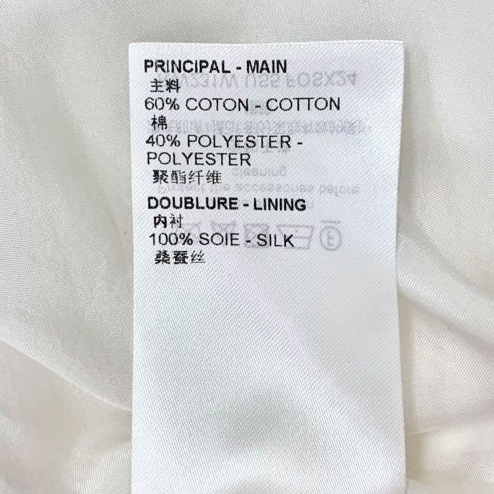 Louis Vuitton Louis Vuitton 23 White Cotton Pleated Midi Skirt Size 40" / US 18 - 7 Thumbnail