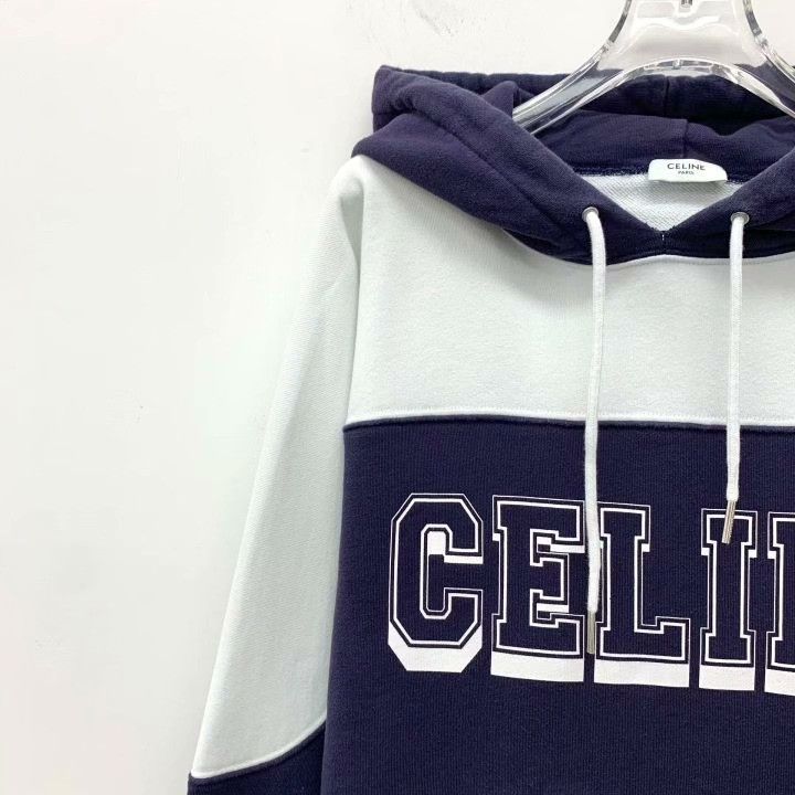 Celine Celine Colorblock Letter Print Hoodie Size XL / US 12-14 / IT 48-50 - 3 Thumbnail