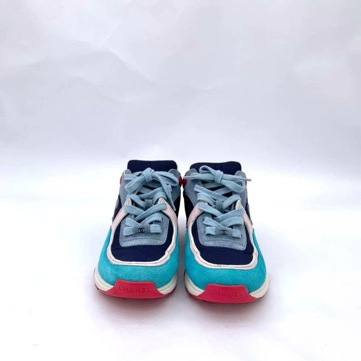 Chanel Chanel Logo Lace-Up Flat Sneakers Size US 6 / IT 36 - 3 Thumbnail