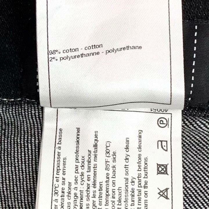 Chanel Chanel Black Camellia Lace Denim Pants Size 36" / US 14 / IT 50 - 7 Thumbnail
