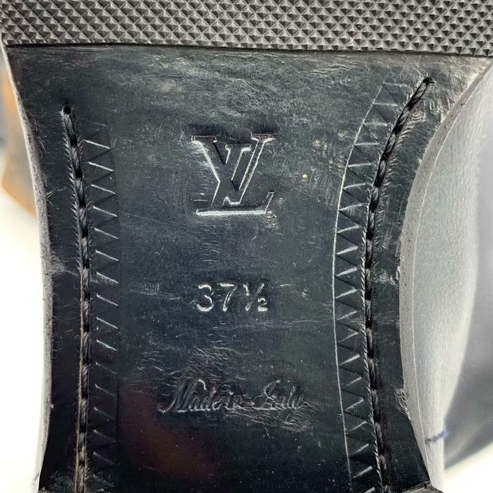 Louis Vuitton Louis Vuitton Black Over-the-Knee Leather Boots Size US 6.5 / IT 36.5 - 7 Thumbnail