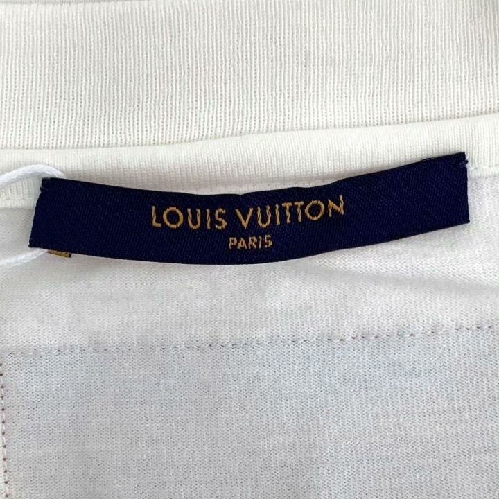 Louis Vuitton Louis Vuitton 2022 White Watercolor Floral T-shirt Size XXL / US 16-18 / IT 52-54 - 6 Thumbnail