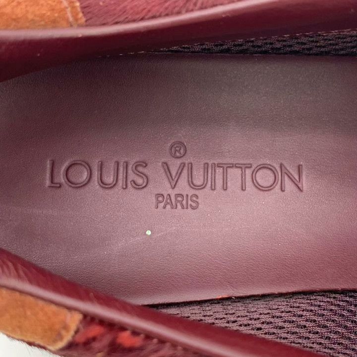Louis Vuitton Louis Vuitton Runaway Red Snake Print Sneakers Size US 6 / IT 36 - 7 Thumbnail