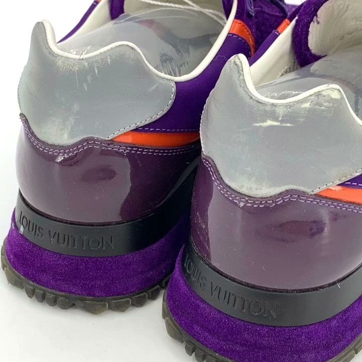 Louis Vuitton Louis Vuitton Purple Suede Thick-Soled Sneakers Size US 5 / IT 35 - 8 Thumbnail