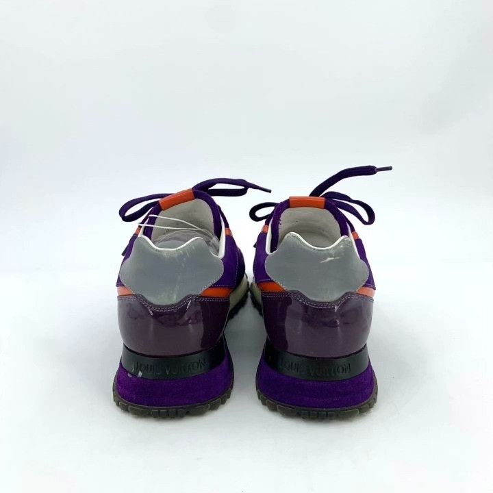 Louis Vuitton Louis Vuitton Purple Suede Thick-Soled Sneakers Size US 5 / IT 35 - 4 Thumbnail