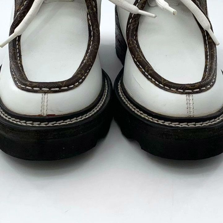 Louis Vuitton Louis Vuitton Beaubourg Logo Leather Sneakers Size US 6.5 / IT 36.5 - 8 Thumbnail