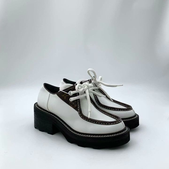 Louis Vuitton Louis Vuitton Beaubourg Logo Leather Sneakers Size US 6.5 / IT 36.5 - 2 Thumbnail
