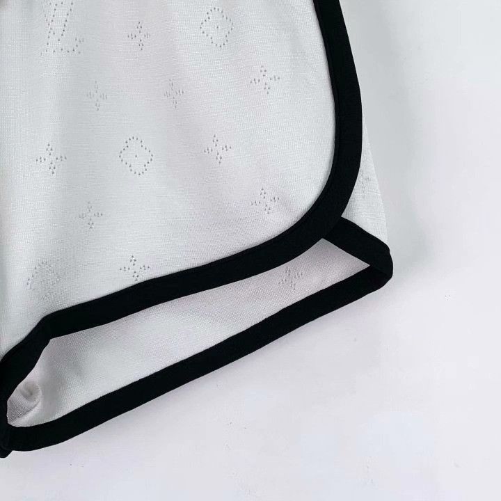 Louis Vuitton Louis Vuitton White Logo Monogram Drawstring Shorts Size 32" / US 10 / IT 46 - 4 Thumbnail
