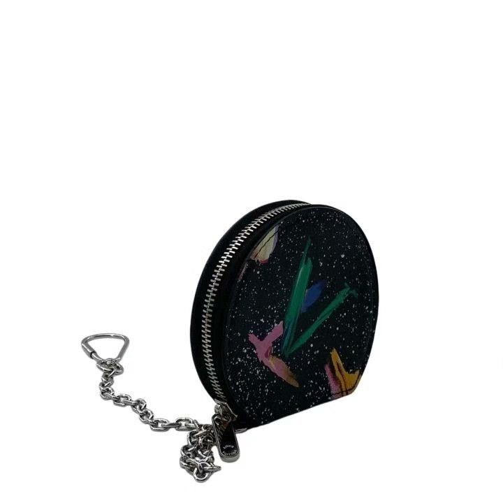 Louis Vuitton Louis Vuitton Black Starry Logo Key Chain Wallet Size ONE SIZE - 3 Thumbnail