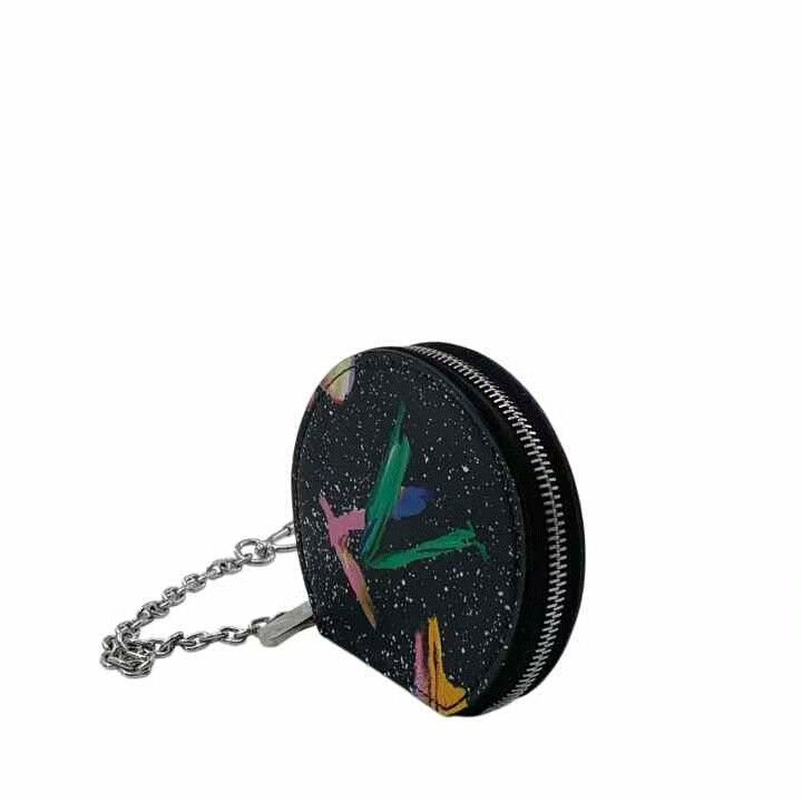 Louis Vuitton Louis Vuitton Black Starry Logo Key Chain Wallet Size ONE SIZE - 2 Thumbnail