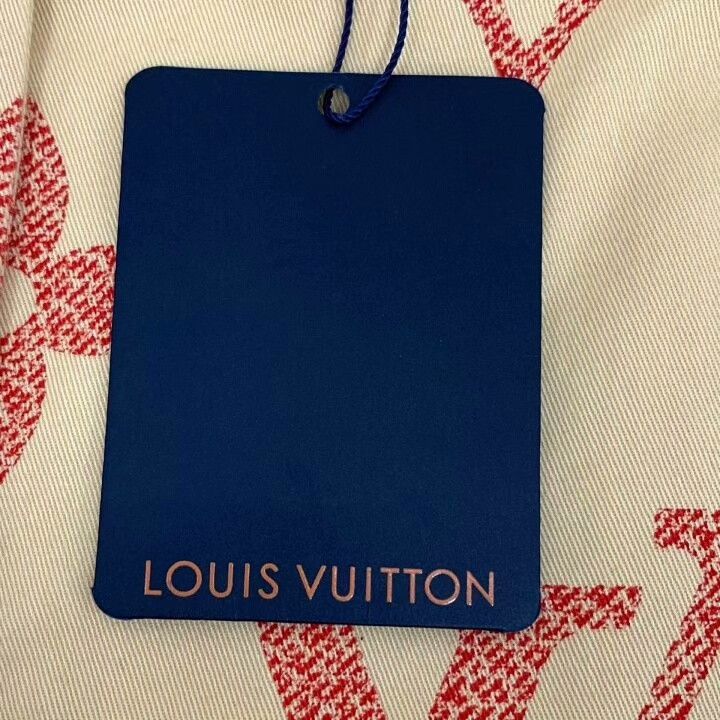 Louis Vuitton Louis Vuitton Orange Logo Print Cotton Shorts Size 26" / US 2 / IT 38 - 6 Thumbnail