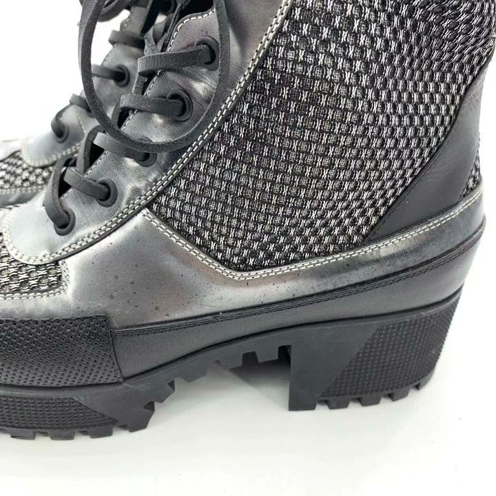 Louis Vuitton Louis Vuitton Monogram Patchwork Platform Short Boots Size US 6.5 / IT 36.5 - 9 Thumbnail