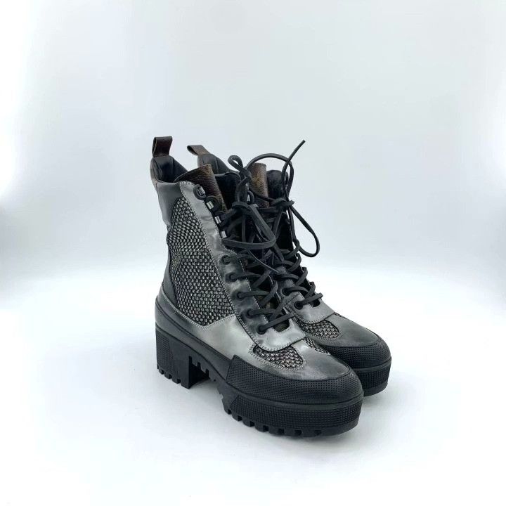 Louis Vuitton Louis Vuitton Monogram Patchwork Platform Short Boots Size US 6.5 / IT 36.5 - 2 Thumbnail