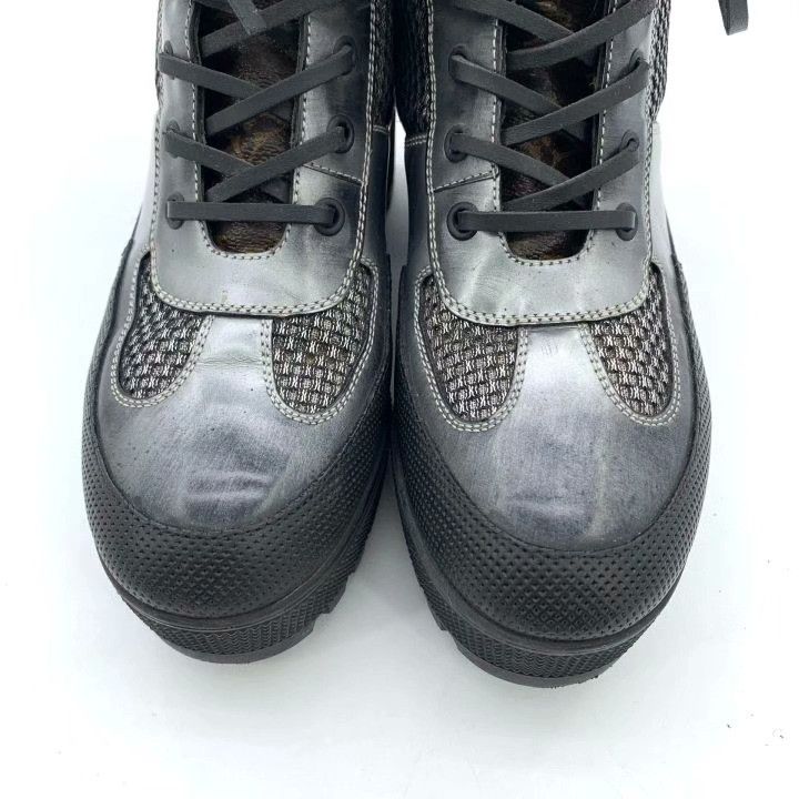 Louis Vuitton Louis Vuitton Monogram Patchwork Platform Short Boots Size US 6.5 / IT 36.5 - 8 Thumbnail