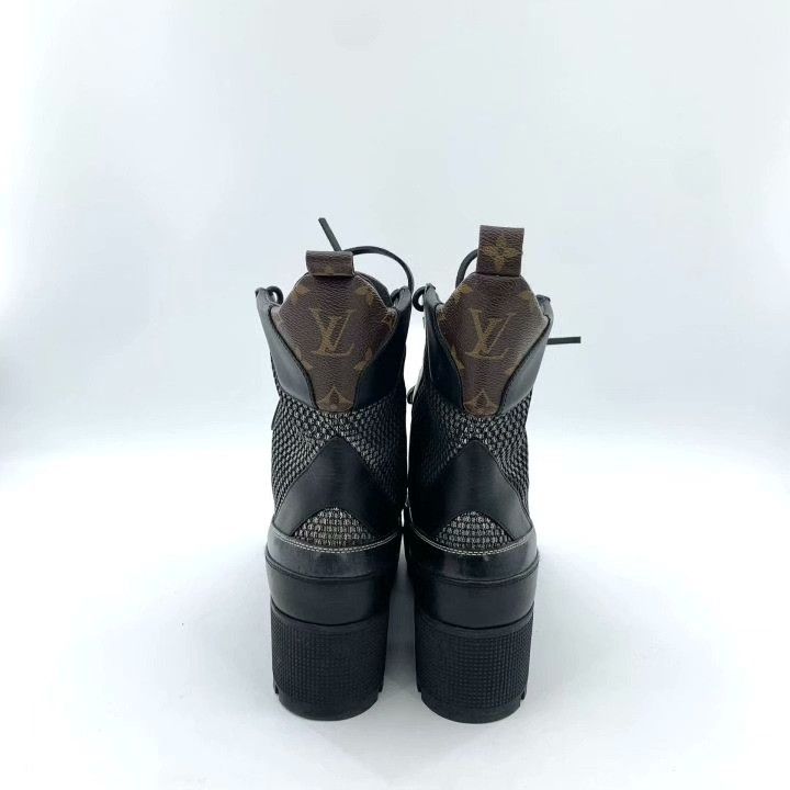 Louis Vuitton Louis Vuitton Monogram Patchwork Platform Short Boots Size US 6.5 / IT 36.5 - 4 Thumbnail