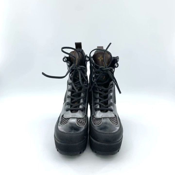 Louis Vuitton Louis Vuitton Monogram Patchwork Platform Short Boots Size US 6.5 / IT 36.5 - 3 Thumbnail