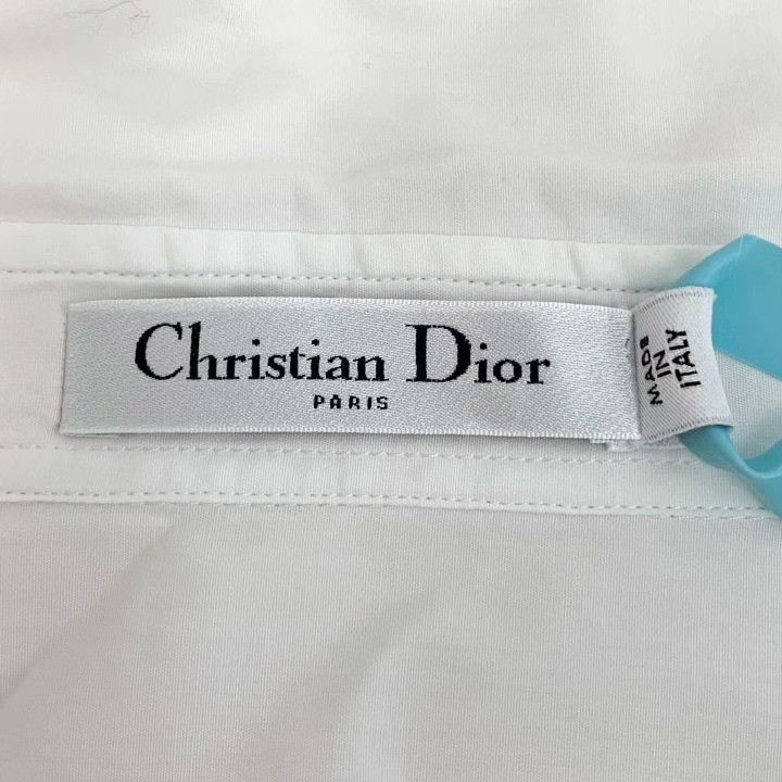 Dior Dior White Bee Embroidery Cotton Shirt Size XS / US 0-2 / IT 36-38 - 6 Thumbnail