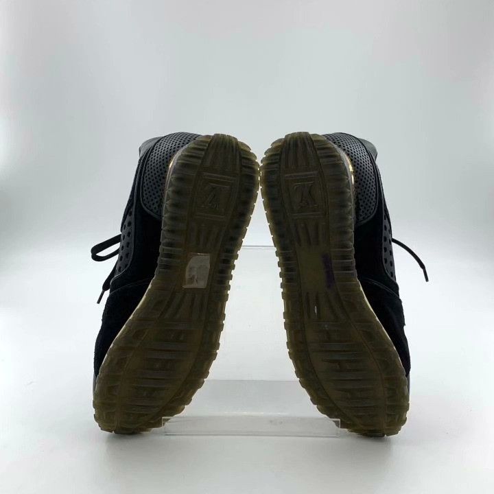 Louis Vuitton Louis Vuitton Black Casual Flat Sneakers Size US 5.5 / IT 35.5 - 5 Thumbnail