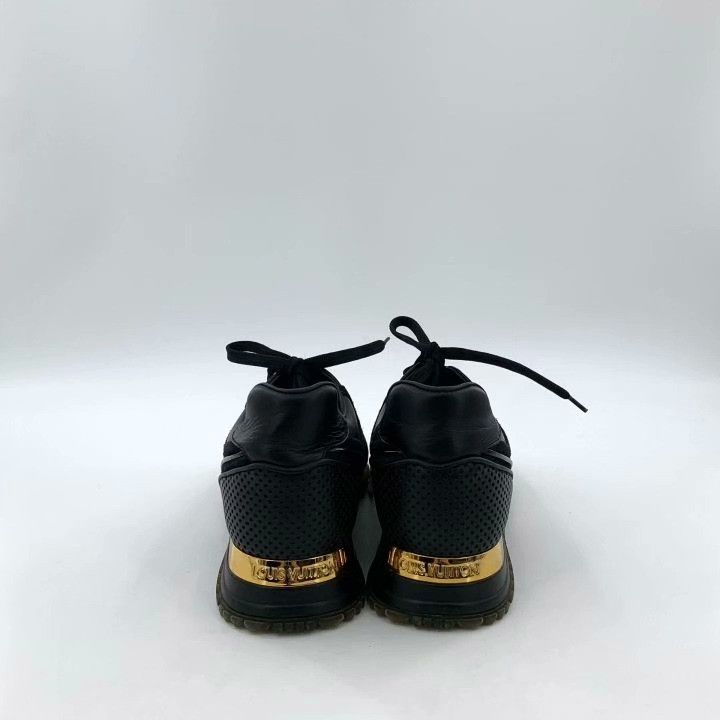 Louis Vuitton Louis Vuitton Black Casual Flat Sneakers Size US 5.5 / IT 35.5 - 4 Thumbnail