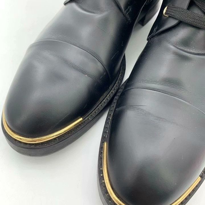 Louis Vuitton Louis Vuitton Black Leather Ankle Boots Size US 6.5 / IT 36.5 - 8 Thumbnail