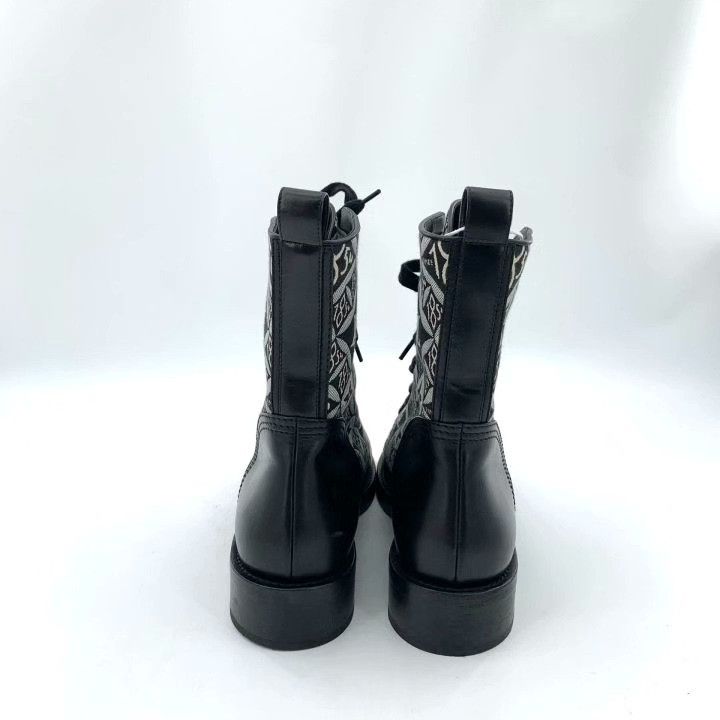 Louis Vuitton Louis Vuitton Metropolis Black Monogram Mid-Calf Boots Size US 7 / IT 37 - 4 Thumbnail