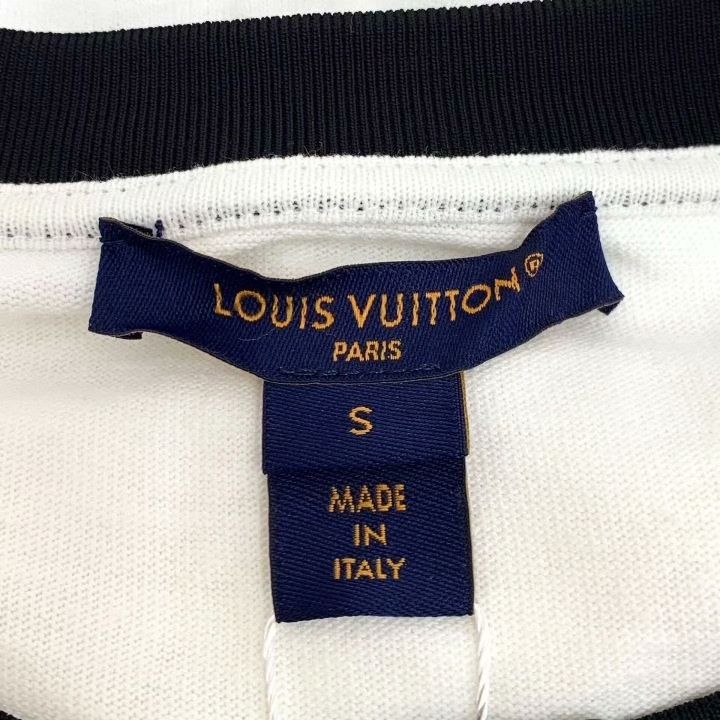 Louis Vuitton Louis Vuitton 24 White Chain Cotton T-shirt Size S / US 4 / IT 40 - 6 Thumbnail
